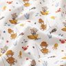 popeline di cotone Orso e topo al mare – bianco,  thumbnail number 2