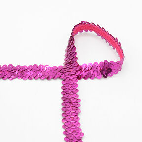 Bordo in paillettes elastiche [20 mm] – pink, 