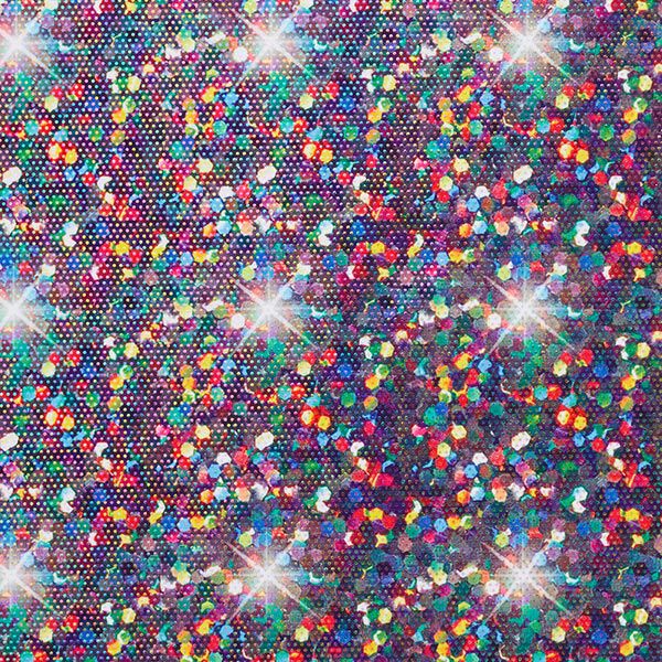 jersey laminato, coriandoli glitterati – lillà, image number 1