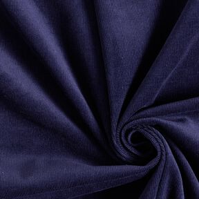 velluto a costine stretch – blu marino, 