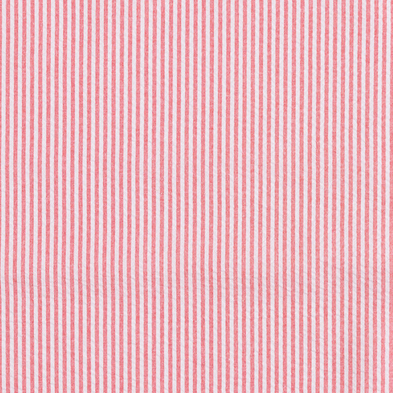 seersucker misto cotone, righe – rosso/bianco lana,  image number 1