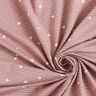 jersey di cotone Cuori e strisce – rosa antico chiaro,  thumbnail number 4