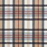 Tessuto per cappotto garzato a quadri scozzesi – azzurro/beige,  thumbnail number 1