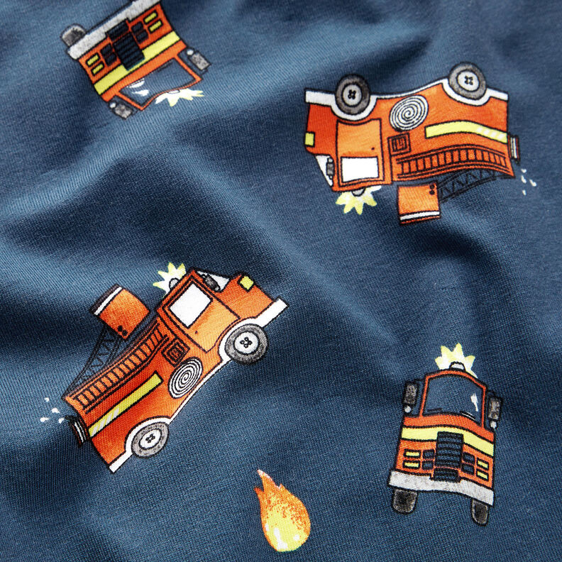 jersey di cotone Vigili del fuoco – indaco,  image number 2