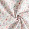 Paisley in misto lino – avorio/rosa,  thumbnail number 3