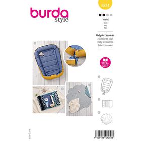 accessori neonato | Burda 5834 | Onesize, 