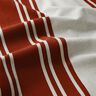 tessuto arredo panama Rigato – rosso carminio/grigio nebbia,  thumbnail number 2
