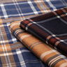 flanella di cotone Stampa con motivo a quadri | by Poppy – blu marino/marrone capriolo,  thumbnail number 5