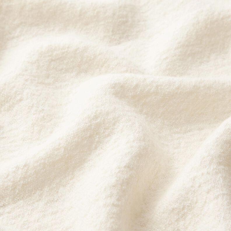Tessuto leggero in maglia in misto viscosa e lana – bianco lana,  image number 2