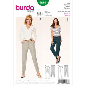 Pantalone, Burda 6689, 