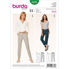 Pantalone, Burda 6689, 