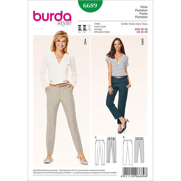 Pantalone, Burda 6689,  image number 1