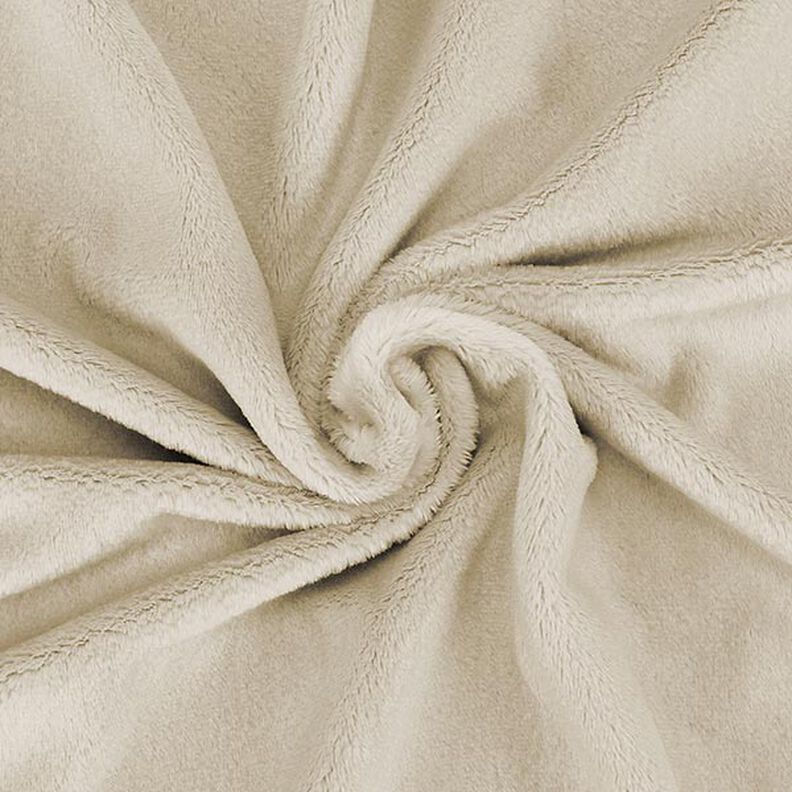 Tessuto peluche SNUGLY [1 m x 0,75 m | altezza pelo: 5 mm] - beige | Kullaloo,  image number 2