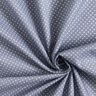 popeline di cotone Mini pois Polka – blu acciaio/bianco,  thumbnail number 3