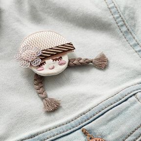 applicazione, bambolina – rosé/beige, 