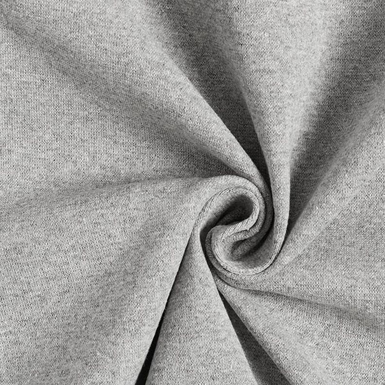 tessuto per bordi e polsini mélange – grigio,  image number 1