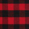 Tessuto per cappotti quadri scozzesi – rosso/nero,  thumbnail number 1