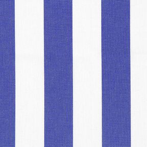 Tessuto per tende da sole righe Toldo – bianco/blu reale, 