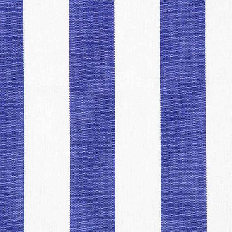 Tessuto per tende da sole righe Toldo – bianco/blu reale,  image number 1