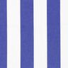 Tessuto per tende da sole righe Toldo – bianco/blu reale,  thumbnail number 1