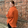 mussolina / tessuto doppio increspato – terracotta,  thumbnail number 8