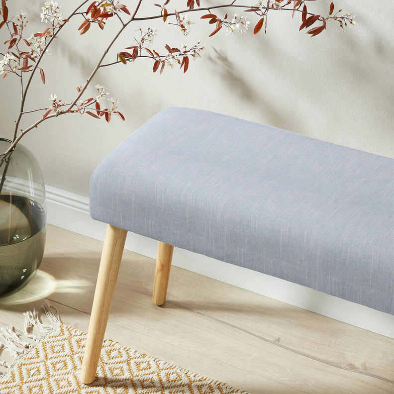 tessuto arredo mezzo panama Trama leggera – azzurro/beige chiaro,  image number 7