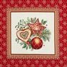 taglio di tessuto arredo gobelin Decorazioni natalizie – rosso carminio,  thumbnail number 1