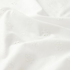 ricami a giorno Fiori con bordi smerlati – bianco, 