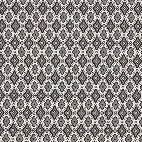 stretch Jacquard misto viscosa Finissime losanghe – bianco lana/grigio, 