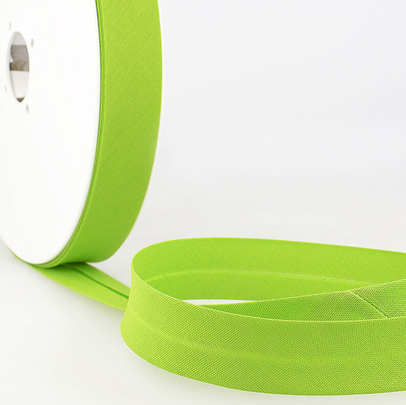 Nastro in sbieco Polycotton [20 mm] – verde mela,  image number 1