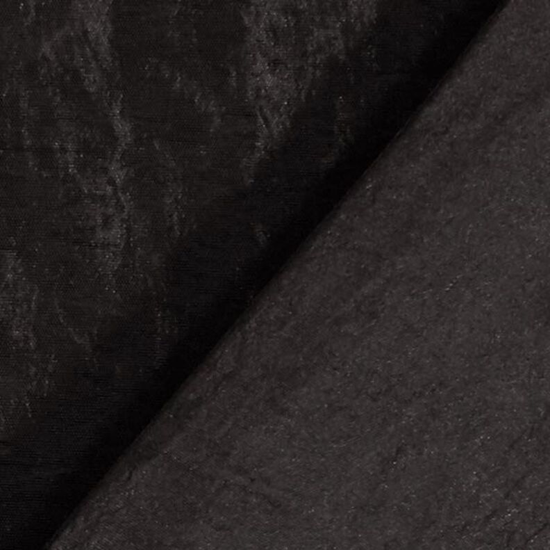 taffettà effetto stropicciato – nero,  image number 3