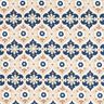 Jersey con ornamenti floreali – beige/blu marino,  thumbnail number 1
