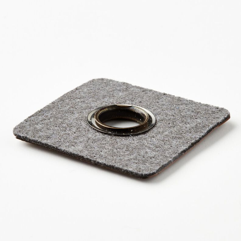 Toppa con occhiello [30 x 30 mm] – bronzo/rame,  image number 3
