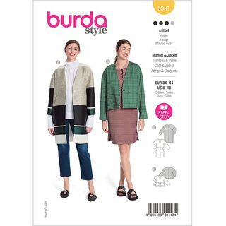 giacca / cappotto  | Burda 5931 | 34-44, 