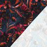 jersey di cotone Fiori espressivi stampa digitale – blu notte/uva,  thumbnail number 4
