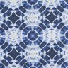 tessuto arredo tessuti canvas Cerchi batik – indaco/bianco,  thumbnail number 5