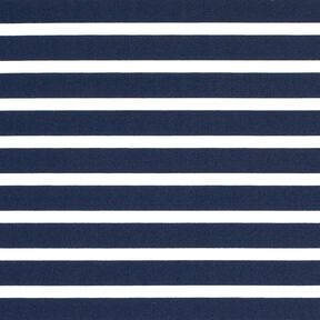 tessuto per costumi da bagno Righe navy – blu notte/bianco, 
