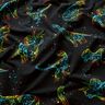 jersey di cotone Contorni di dinosauri | Glitzerpüppi – nero/mix di colori,  thumbnail number 1