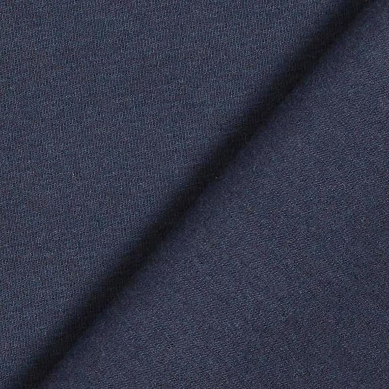 bambù jersey di viscosa tinta unita – blu marino,  image number 5