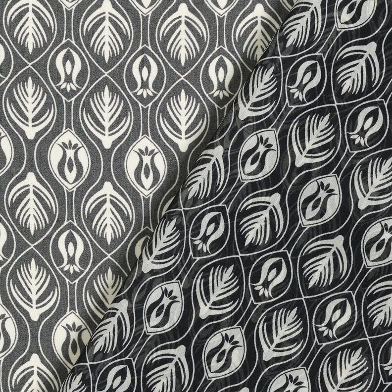 Ornamenti in chiffon – bianco/nero, image number 4