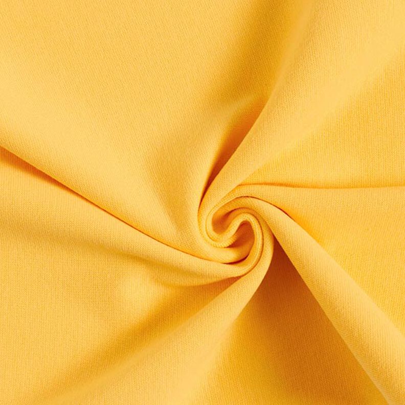 tessuto per bordi e polsini tinta unita – giallo sole | Resto 80cm,  image number 1