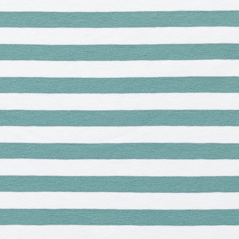 Jersey di cotone righe ampie – menta/bianco,  image number 1