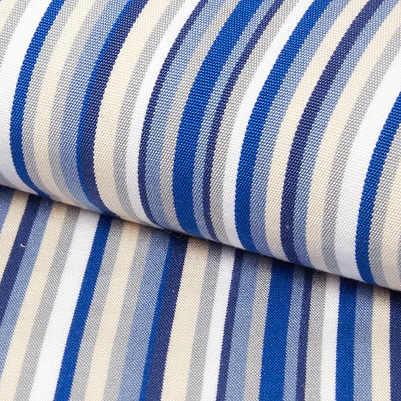 Outdoor Tessuto per sedia a sdraio Righe longitudinali 45 cm – blu,  image number 1