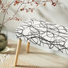 tessuto arredo Jacquard Linee astratte – avorio/nero,  thumbnail number 6