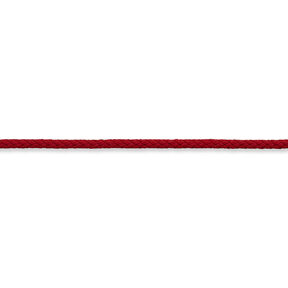 Cordoncino in cotone [Ø 3 mm] – rosso merlot, 