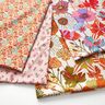 tessuto arredo panama Fiori dai colori vivaci – crema/terracotta,  thumbnail number 5
