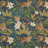 tessuto arredo gobelin Leopardi nella giungla – blu/verde,  thumbnail number 1