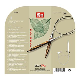 Set di ferri circolari Natural, di 12 pezzi [4,0 – 10,0] | Prym, 