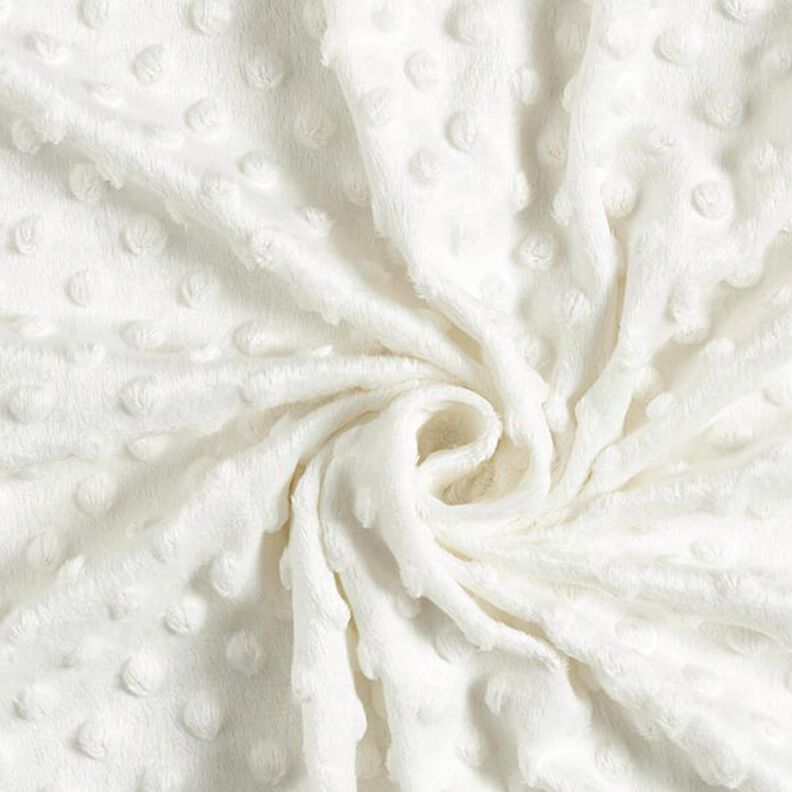 soffice pile punti in rilievo – bianco lana,  image number 3