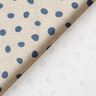 tessuto arredo mezzo panama Pois sciolti – blu/anacardo,  thumbnail number 4